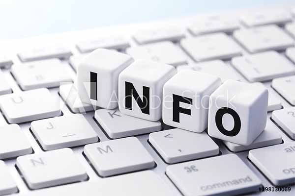 インフォメーション　Information words concept-1